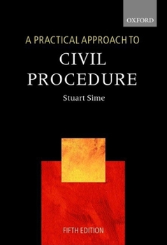 Paperback A Practical Approach to Civil Procedure (Blackstone's Practical Approach Series) Book