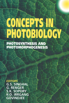Paperback Concepts in Photobiology: Photosynthesis and Photomorphogenesis Book