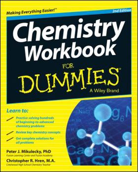 Paperback Chemistry Workbook for Dummies Book