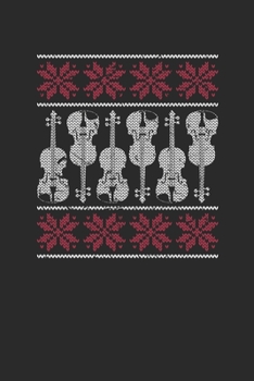 Christmas Cello: Dotted Bullet Notebook (6" x 9" - 120 pages) ~ Christmas Themed Notebook for Daily Journal, Diary, and Gift