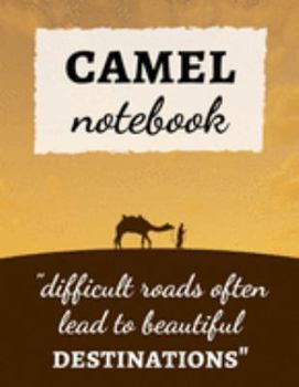 Paperback Camel Notebook: Cute College Ruled Journal / Notepad / Diary, Camel Gifts, Perfect For School Book