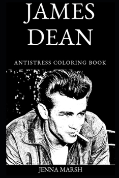 Paperback James Dean Antistress Coloring Book