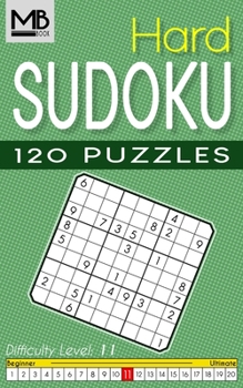 Paperback Hard Sudoku puzzles Level 11: Sudoku puzzles for Adults 120 Puzzles with Solutions Book