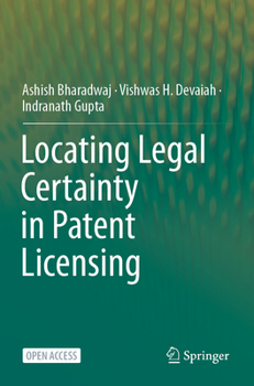 Paperback Locating Legal Certainty in Patent Licensing Book