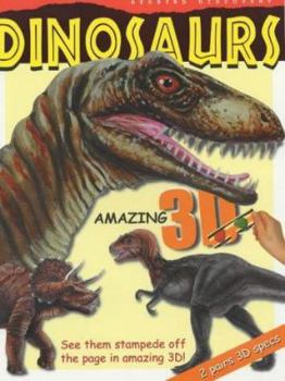 Paperback Amazing 3D Dinosaurs Book