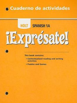 Paperback Holt Spanish 1A !Expresate! Cuaderno de Actividades Book