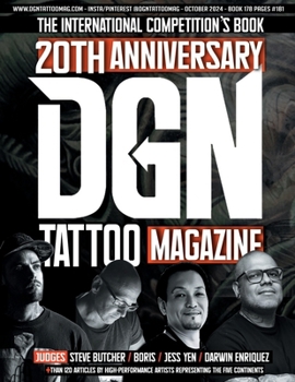 Paperback DGN Tattoo Magazine 20th Anniversary #181 Book