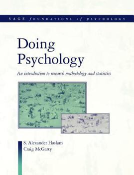 Paperback Doing Psychology: An Introduction to Research Methodology and Statistics Book