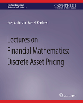 Paperback Lectures on Financial Mathematics: Discrete Asset Pricing Book