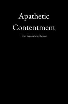 Paperback Apathetic Contentment Book