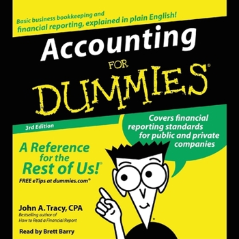 Audio CD Accounting for Dummies 3rd Ed. Lib/E (For Dummies Series Lib/E) Book