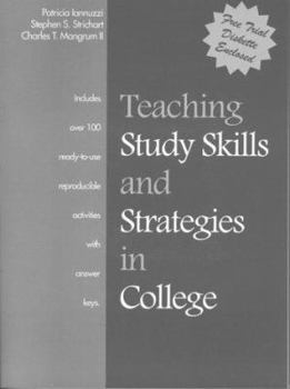 Paperback Teaching Study Skills and Strategies in College [With Free Trial] Book