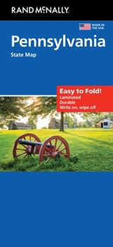 Loose Leaf Rand McNally Easy to Fold: Pennsylvania State Laminated Map Book
