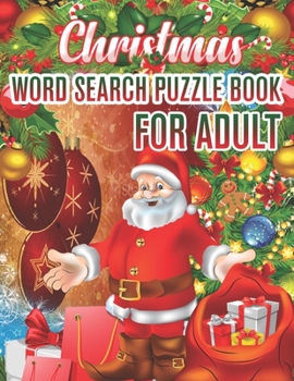 Paperback Christmas Word Search Puzzle book For Adult: Word Search Puzzle book (volume 1) Book