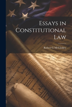 Paperback Essays in Constitutional Law Book