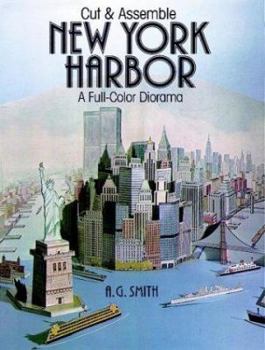 Paperback Cut & Assemble New York Harbor: A Full-Color Diorama Book
