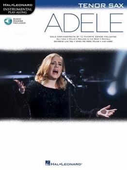 Paperback Adele: Tenor Sax Book