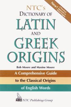 Paperback Ntc's Dictionary of Latin and Greek Origins Book