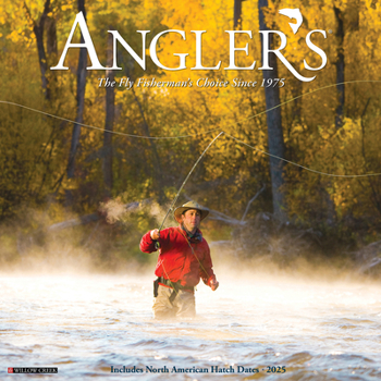 Calendar Angler's 2025 12 X 12 Wall Calendar Book