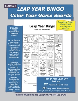 Paperback Leap Year Bingo: Color Your Own Game Boards Edition 2 Book