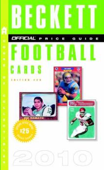 Mass Market Paperback Official Price Guide to Football Cards 2010 [Large Print] Book
