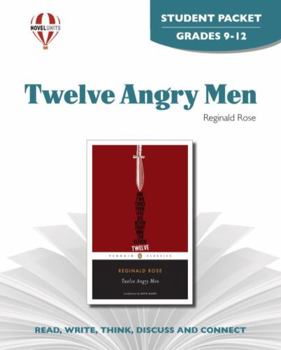 Paperback Twelve Angry Men - Student Packet by Novel Units Book