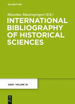 Hardcover International Bibliography of Historical Sciences: 2009 Book