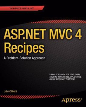 Paperback ASP.NET MVC 4 Recipes: A Problem-Solution Approach Book