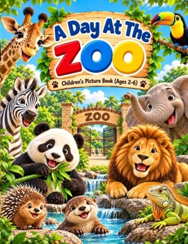 Paperback A Day At The Zoo: Children's Picture Book (Ages 2-6) Book