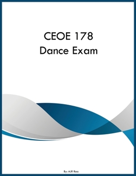 Paperback CEOE 178 Dance Exam Book