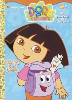 Paperback Dora: Going to a Party (Posters to Color) Book