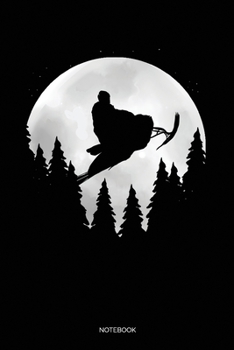 Notebook: Dot Grid Journal 6x9 – Snowmobiling Notebook I Gift for Snowmobile Rider and Winter Sports Fans