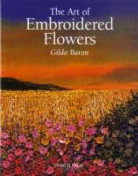 Paperback Art of Embroidered Flowers Book
