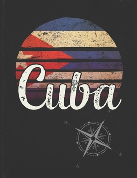 Cuba: Cuban Vintage Flag Personalized Retro Gift Idea for Coworker Friend or Boss  2020 Calendar Daily Weekly Monthly Planner Organizer