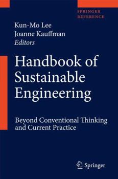 Hardcover Handbook of Sustainable Engineering Book