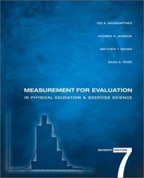 Hardcover Measurement for Evaluation in Physical Education and Exercise Science Book