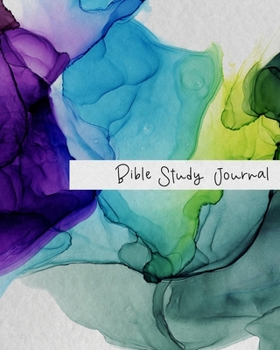 Bible Study Journal: SOAP Prompts Notebook for Women to Write in - Ink Splatter