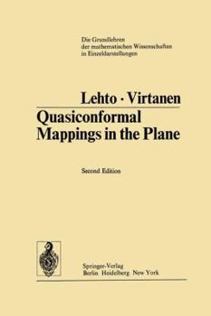 Paperback Quasiconformal Mappings in the Plane Book