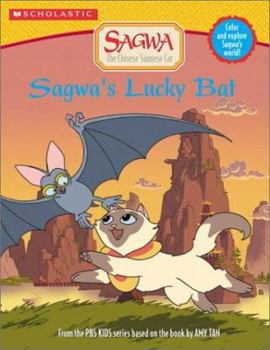 Paperback Sagwa Coloring Book #1: Sagwa's Lucky Bat Book