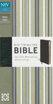 Paperback Holy Bible: New International Version, Navy, Bonded Leather, Trimline Book