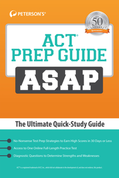 Paperback ACT Prep Guide ASAP Book