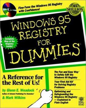 Paperback Windows? 95 Registry for Dummies? [With *] Book