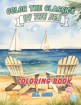 Paperback Coloring Book by The Sea: The Ocean and beach offer great inspiration for coloring. Book