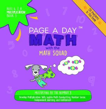 Paperback Page a Day Math Multiplication Book 3: Multiplying 3 by the Numbers 0-12 Book