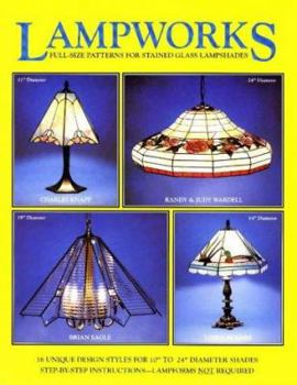 Paperback Lampworks: Full Size Patterns for Stained Glass Lampshades Book