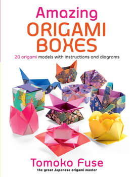 Paperback Amazing Origami Boxes: 20 Origami Models with Instructions and Diagrams Book