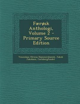 Paperback Faerosk Anthologi, Volume 2 [Faroese] Book