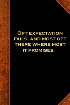 2020 Daily Planner Shakespeare Quote Expectation Fails Most Promises 388 Pages: 2020 Planners Calendars Organizers Datebooks Appointment Books Agendas