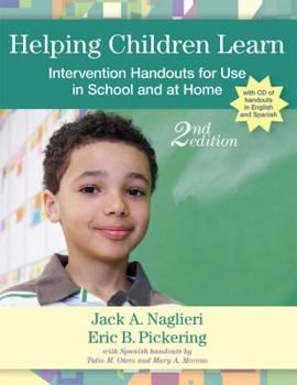 Paperback Helping Children Learn: Intervention Handouts for Use in School and at Home, Second Edition [With CDROM] Book
