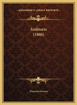 Hardcover Ambiorix (1860) [Dutch] Book